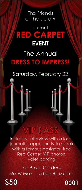 Red Carpet VIP Pass