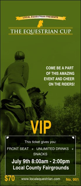 Equestrian VIP Pass