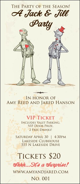 Robot Jack and Jill VIP Pass Product Front