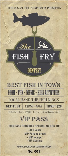 Fish Fry VIP Pass Product Front