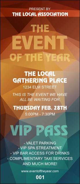 All Purpose Geometric VIP Pass