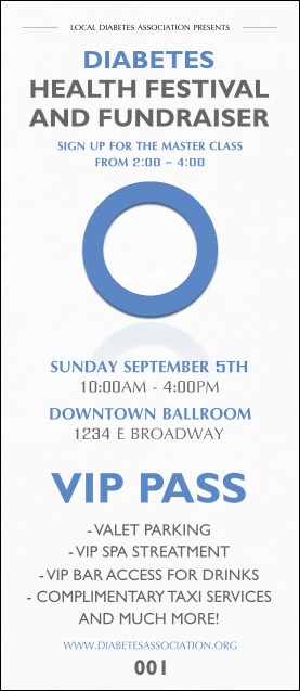 Diabetes VIP Pass