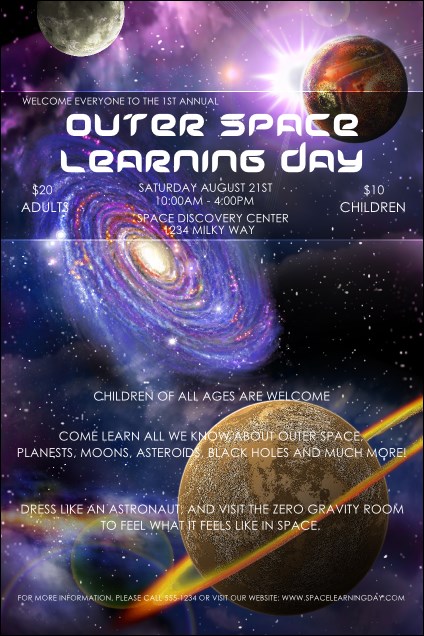 Outer Space Poster Product Front