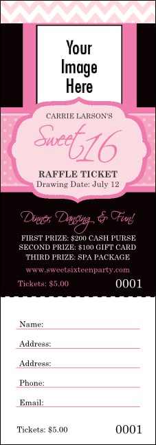 Sweet 16 Raffle Ticket