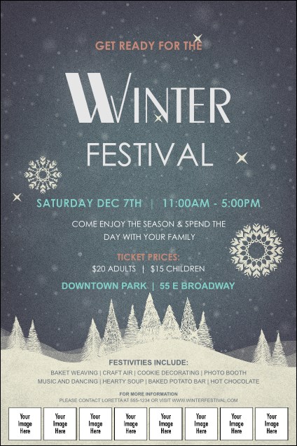 Winter Logo Poster Product Front