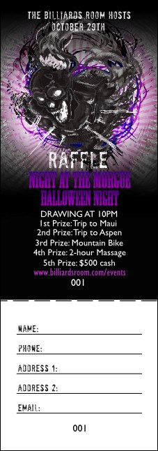 Demon Explosion Raffle Ticket