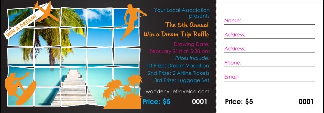 Win a Vacation Raffle Ticket