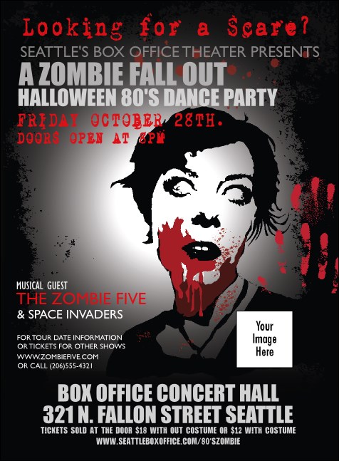 Zombie Woman Invitation