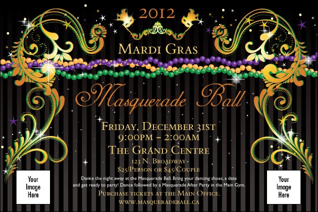 Mardi Gras Beads Poster Product Front