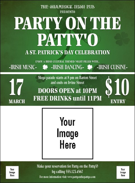 St. Patrick's Day Shamrock Flyer