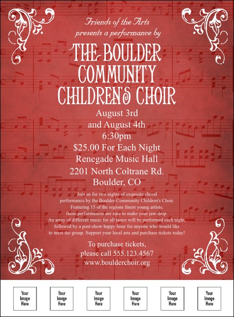 Choral Flyer