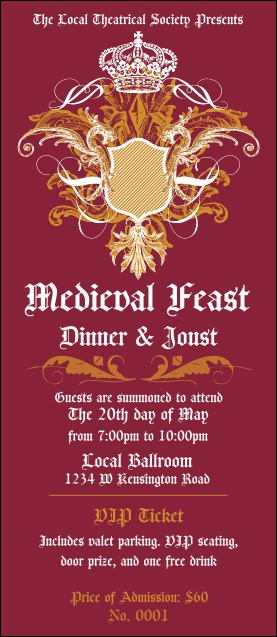 Medieval Banquet VIP Pass