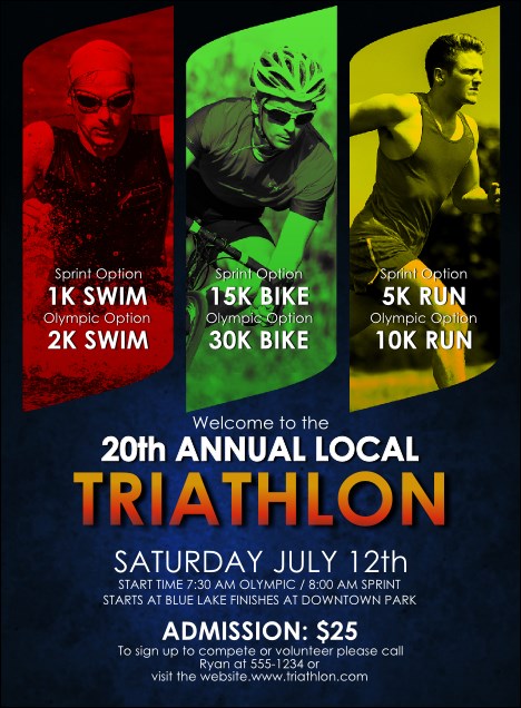 Triathlon Invitation