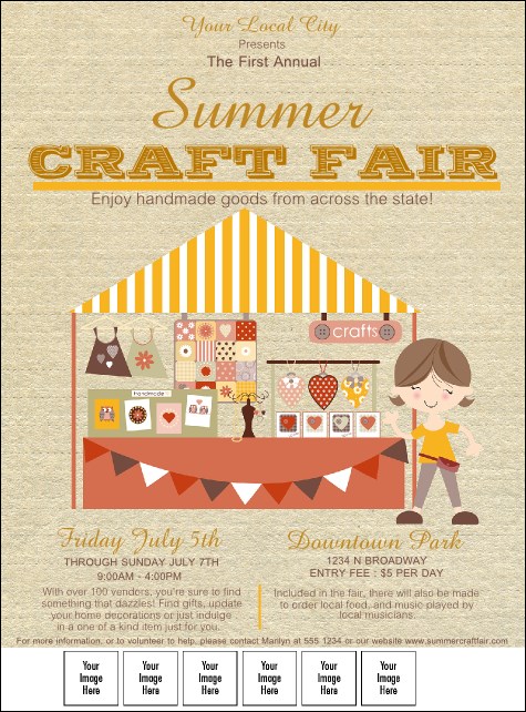 Craft Fair Logo Flyer