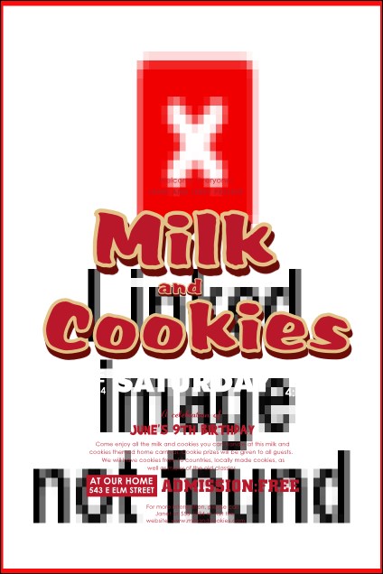 Milk & Cookies Poster