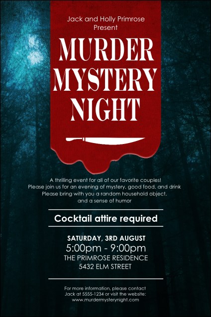 Murder Mystery Poster