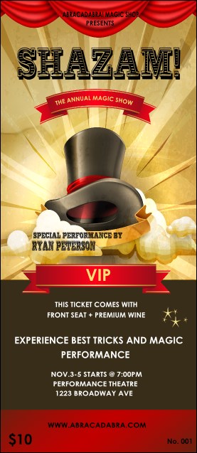 Magic Show VIP Pass