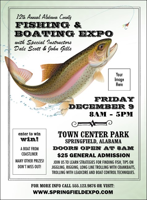 Fishing and Boating Expo Invitation Product Front