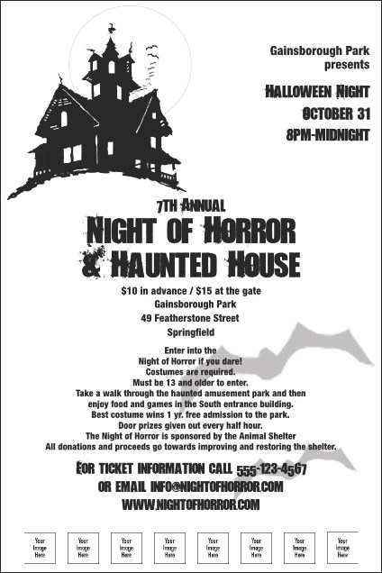 Haunted House Poster Product Front