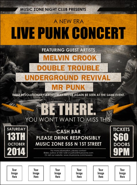 Punk Rock Logo Flyer