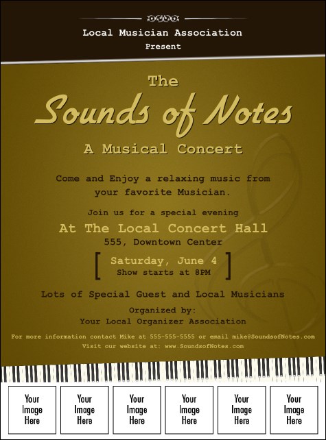 Sounds of Notes Image Flyer Product Front