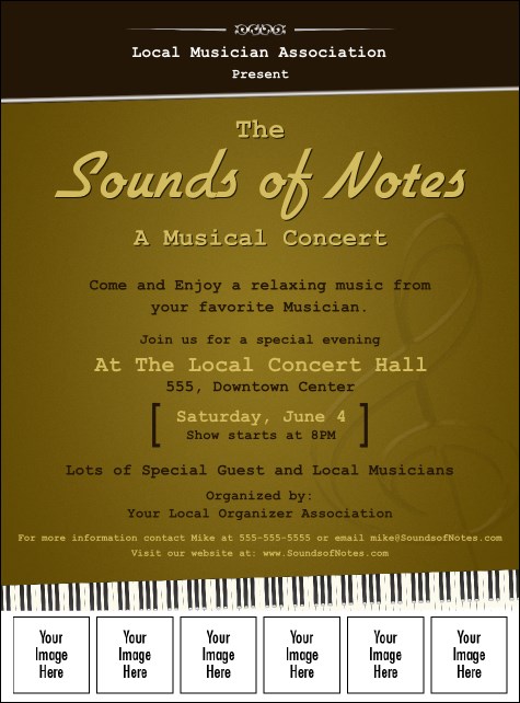 Sounds of Notes Image Flyer