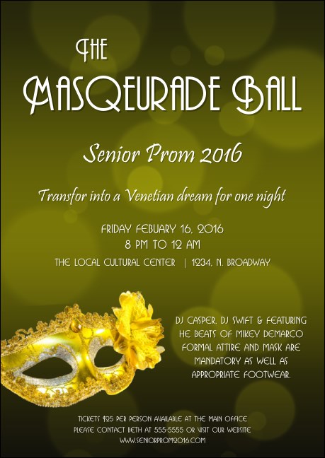 Masquerade Ball 2 Postcard