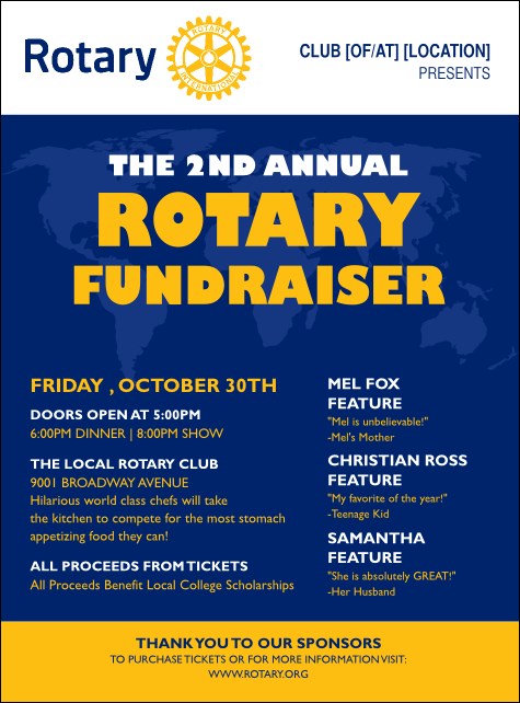 Rotary Club Flyer