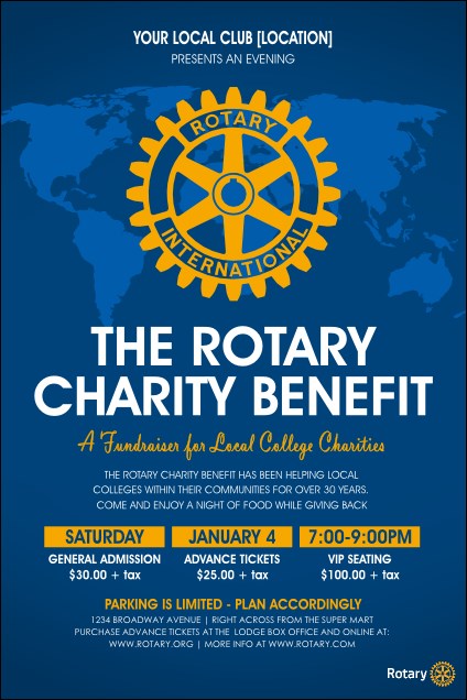 Rotary World Portrait Poster