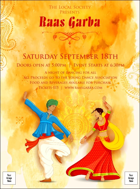 Raas Garba Flyer Product Front
