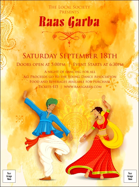 Raas Garba Flyer