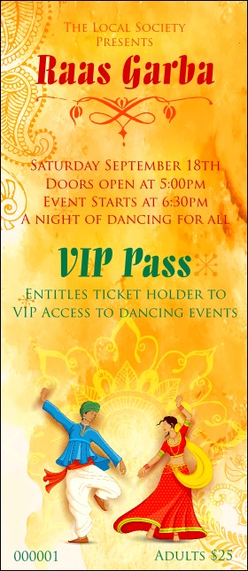 Raas Garba VIP Pass