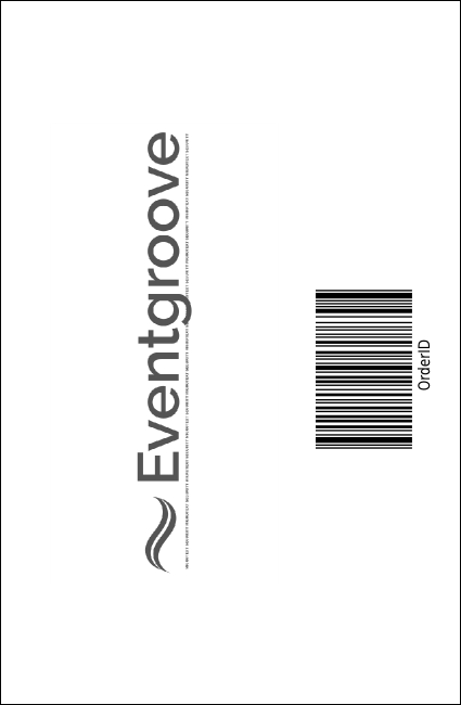 All Purpose Skyline Black and White  Drink Ticket Product Back
