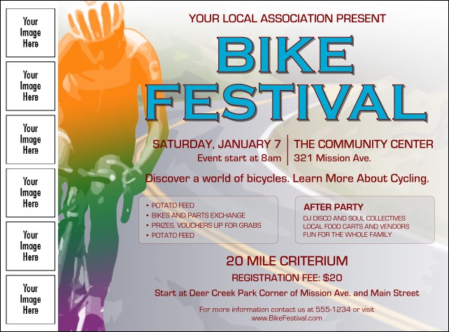 Bike Festival Image Flyer Product Front