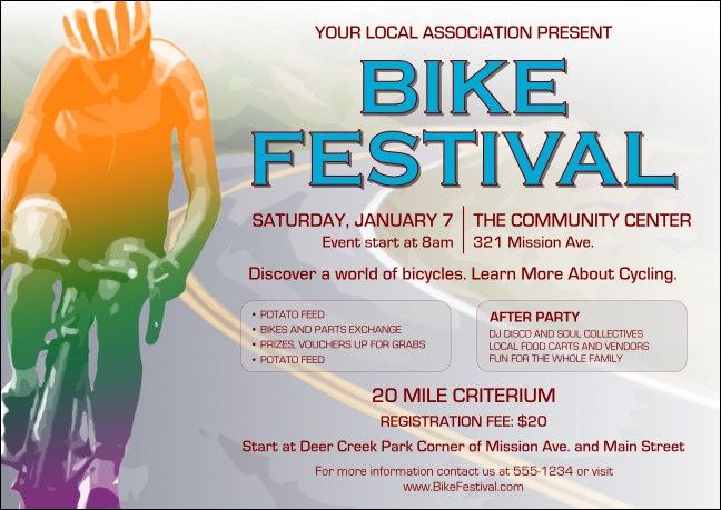 Bike Festival Postcard