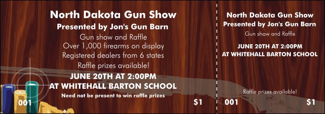 Gun Event Ticket