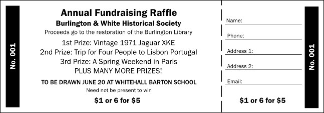 Raffle Ticket 003