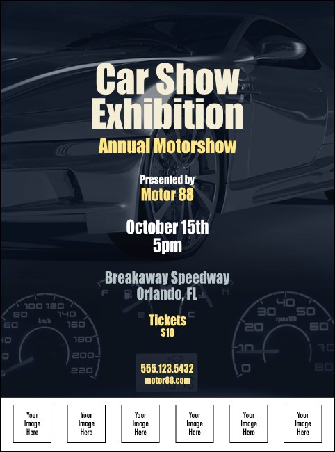 Car Show Speed Dial Flyer