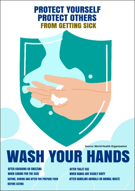 Wash Your Hands Postcard