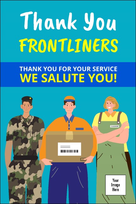 Thank You Frontliners Poster Product Front