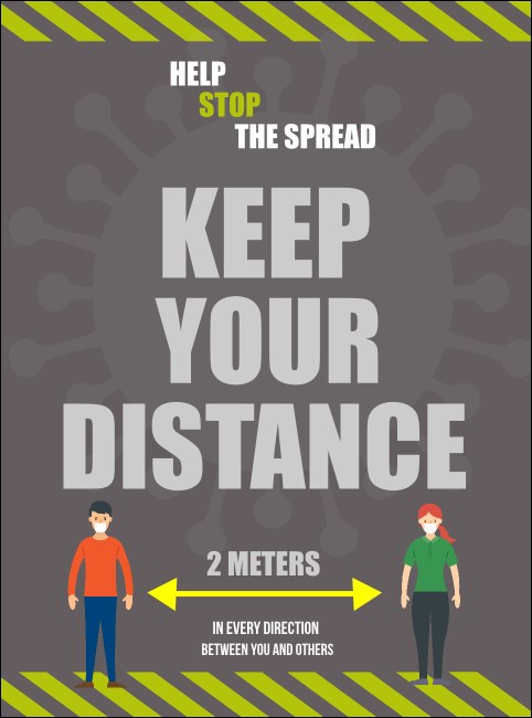 Keep Your Distance Flyer Product Front