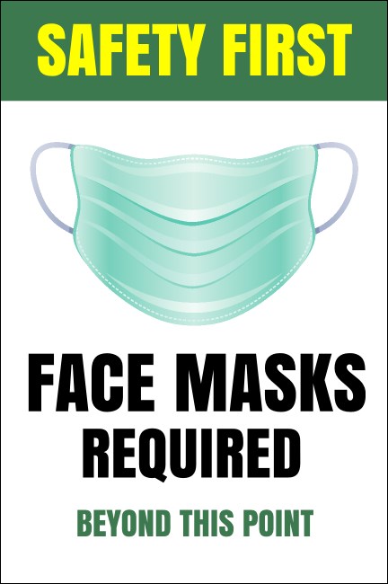 Face Masks Required Poster