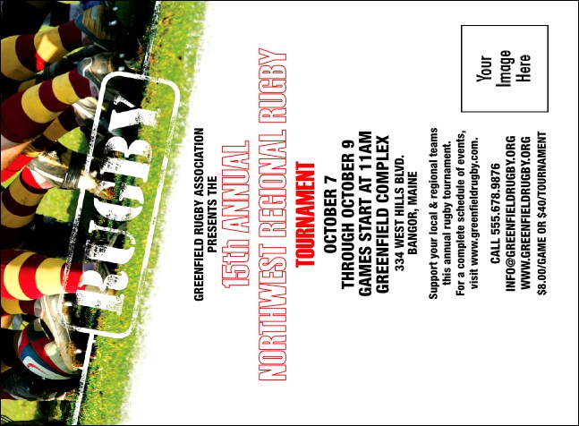 Rugby Invitation Logo